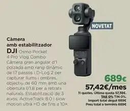 El Corte Inglés Dji - câmera amb estabilitzador oferta