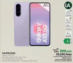 El Corte Inglés Samsung - galaxy a37 5g oferta