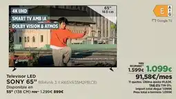 El Corte Inglés Sony - televisor led oferta