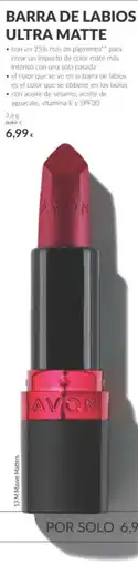 AVON Avon barra de labios ultra matte oferta