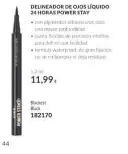 AVON Avon delineador de ojos líquido 24 horas power stay oferta