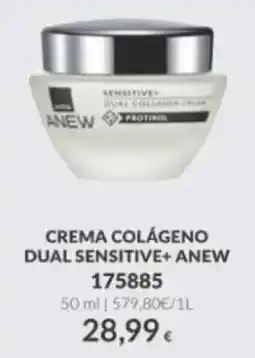 AVON Anew crema colágeno dual sensitive+ oferta