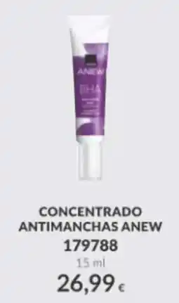 AVON anew concentrado antimanchas oferta