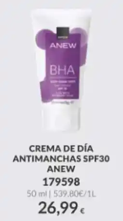 AVON Anew crema de día antimanchas spf30 oferta
