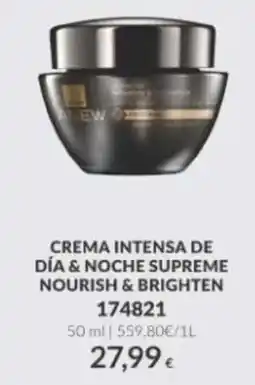 AVON anew crema intensa de día & noche supreme nourish & brighten oferta