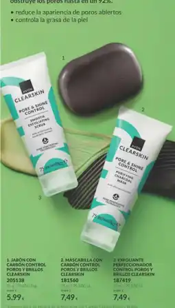 AVON Avon Clearskin Pore & Shine Control Jabón con carbón control poros y brillos oferta