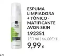 AVON Avon Skin espuma limpiadora + tónico - matificante oferta