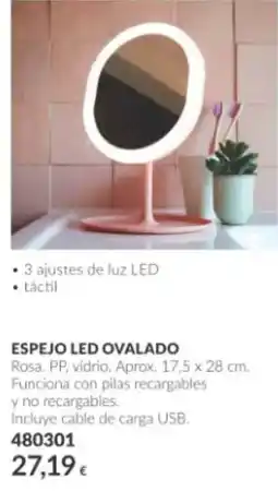 AVON ESPEJO LED OVALADO oferta