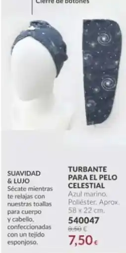 AVON Turbante para el pelo celestial oferta