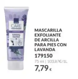 AVON Care mascarilla exfoliante de arcilla para pies con lavanda oferta