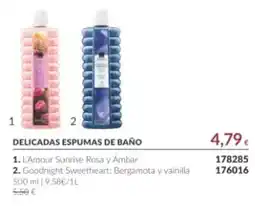 AVON Delicadas espumas de baño oferta