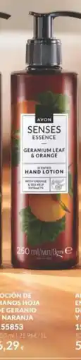 AVON Avon senses essence geranium leaf & orange oferta
