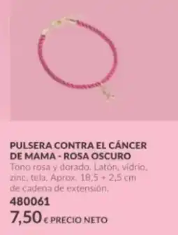 AVON Pulsera contra el cáncer de mama - rosa oscuro oferta