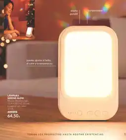 AVON Lámpara serene glow oferta