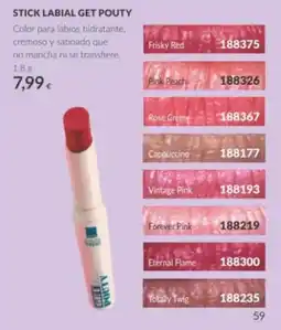 AVON Get Pouty Stick Labial oferta