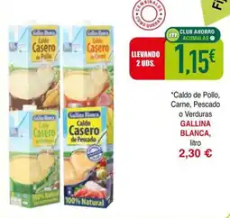 Masymas Gallina Blanca Caldo de Pollo, Carne, Pescado o Verduras oferta