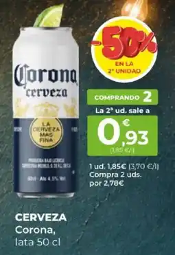 SPAR Corona cerveza oferta