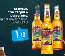 SPAR Desperados cerveza con tequila oferta