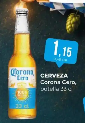Corona cero cerveza
