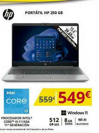 Dynos Informática Hp Portátil Hp 250 G8 oferta