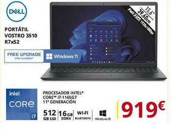 Dynos Informática Dell Portátil Vostro 3510 R7x52 oferta