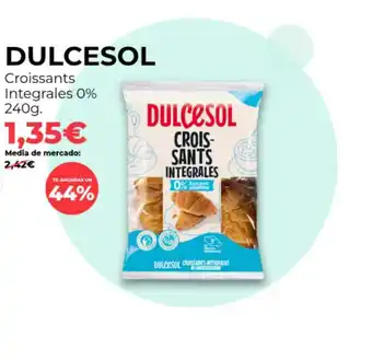 Dulcesol croissants integrales