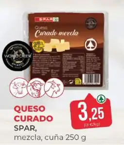 SPAR spar queso curado mezcla oferta