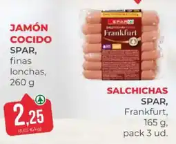 SPAR Spar jamón cocido oferta