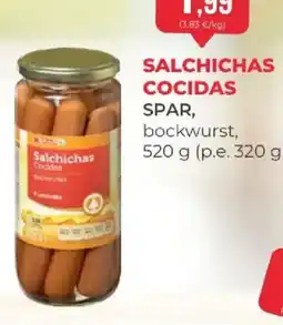 SPAR spar salchichas cocidas oferta
