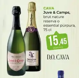 SPAR Juve & Camps brut nature reserva o essential púrpura oferta