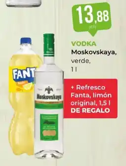 SPAR Vodka Moskovskaya, verde oferta