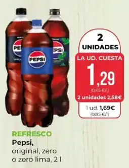 SPAR Pepsi, original, zero o zero lima oferta