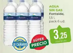 SPAR Fonteide agua sin gas oferta