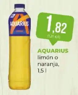 SPAR Aquarius limón o naranja oferta