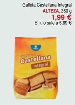 Masymas Alteza galleta castellana integral oferta