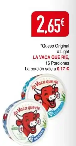 Masymas La Vaca que ríe Queso Original o Light oferta