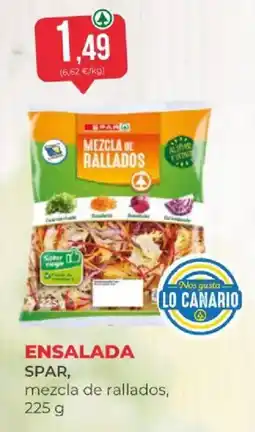 SPAR spar mezcla de rallados oferta