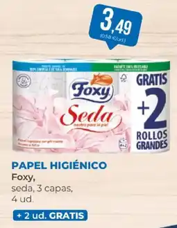 SPAR Foxy papel higiénico seda oferta