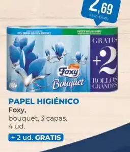 SPAR Foxy papel higiénico bouquet oferta