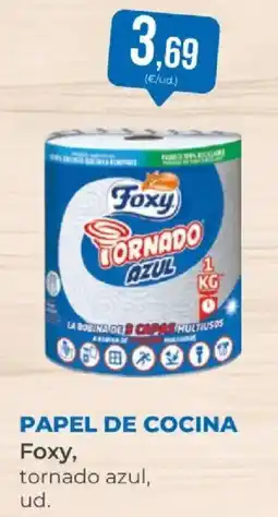 SPAR Foxy papel de cocina tornado azul oferta