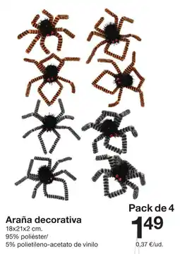 Zeeman Araña decorativa oferta