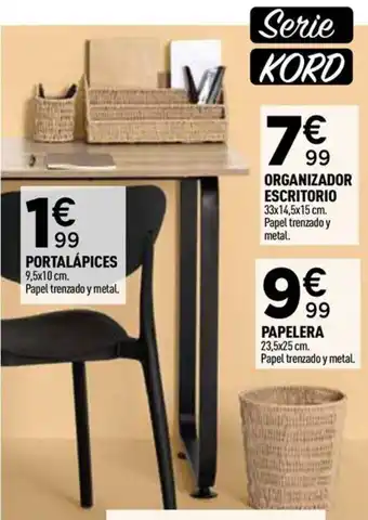 Serie KORD Organizador Escritorio
