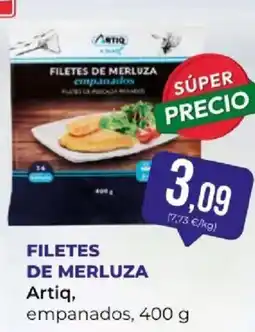 SPAR Artiq filetes de merluza empanados oferta