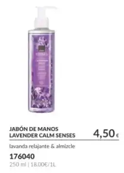 AVON Jabón de manos lavender calm senses oferta