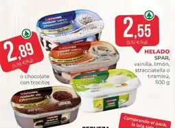 SPAR helado spar oferta