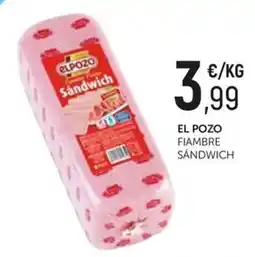 Comerco Cash & Carry El Pozo fiambre sándwich oferta