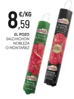 Comerco Cash & Carry El Pozo salchichón nobleza o montañez oferta