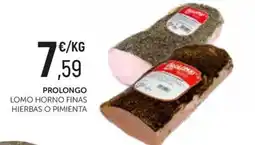 Comerco Cash & Carry Prolongo lomo horno finas hierbas o pimienta oferta