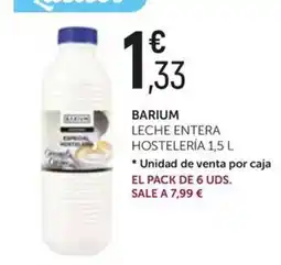 Comerco Cash & Carry Barium leche entera hostelería oferta