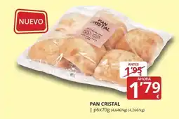Supermercados MAS Pan cristal oferta